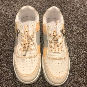 Multi color nike shoes